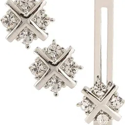 celosa Brass, Crystal Cufflink & Tie Pin Set-picture-18