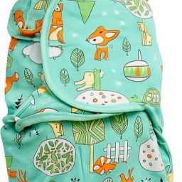 Printed Crib Swaddling Baby Blanket for AC Room-image-71