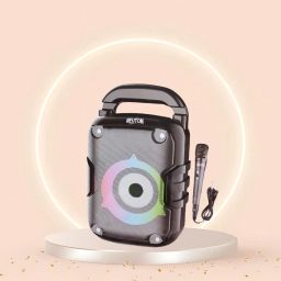 GUGGU DJ Box 20W Bluetooth Speaker with FM Radio, Mic, RGB Light & 4 hour's backQO149 20 W Bluetooth Party Speaker-16