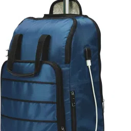 Medium 30 L Laptop Backpack Premium Laptop Trolley Roller Case - Two wheels - USB Charging Port-image-13