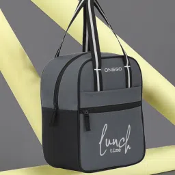 Durable Lunch Bag – Leak-Proof Tiffin Bag for School, College & Office Carry 1 Containers Lunch Box-image-63