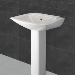 Ceramic Altis 23 Inch x 17 Inch for Bathroom / Toilet / Washroom / Dining Pedestal Basin-image-17