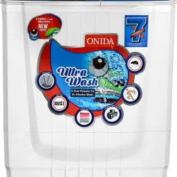 8 kg Semi Automatic Top Load Blue, White-10