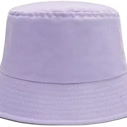 CLASSYMESSI Unisex Cotton Packable Beach Bucket Sun Hat (Purple)-17