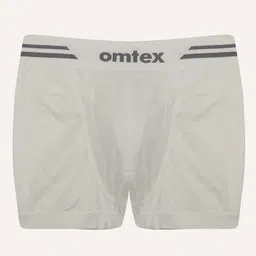Omtex Men Pack of 2 White Trunks with Inner Pockets for Abdomen Guard Smls-Shrt-Wht-2XL-P2 image 5