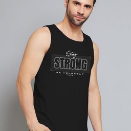 Juxar Stay Strong Printed Cotton Gym Vest JXR-084SAN-BK-XS-image-80