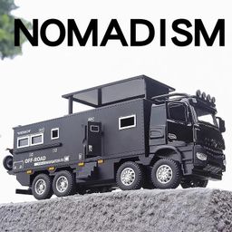 Magicwand 1:24 Scale Die-Cast Nomadisen Navigator Monsterow Truck【Random Color】 with Openable Doors Working Headlights & Tail Lights【Pack of 1】 image 4