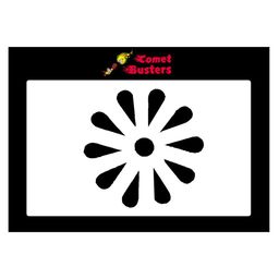 Comet Busters 11 Pcs Reusable Designer Bindis - Black-19