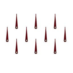 Comet Busters 10 Pcs Embellished Reusable Designer Bindis - Burgundy image 3