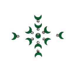 Comet Busters 11 Pcs Embellished Reusable Designer Bindis - Green image 3