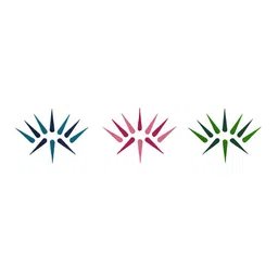 Comet Busters 30 Pcs Reusable Designer Bindis - Pink & Green image 2