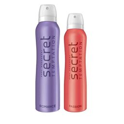 Secret Temptation Set Of 2 Body Deodorants - Romance 225 ml & Passion 150 ml-32