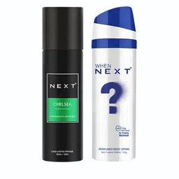 NEXT CARE Chelsea & When Set Of 2 Odour Control Deodorant Body Spray - 150 ml & 200 ml-3