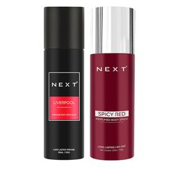 NEXT CARE Set Of 2 Liverpool & Body Deodorant - 150 ml & Spicy Red Body Spray - 120 ml-26