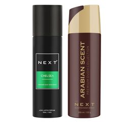 NEXT CARE Set Of 2 Chelsea Deodorant - 150ml & Arabian Scent Body Spray- 200 ml-30