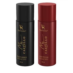 Ramsons Set Of 2 My Castillo Deodorant Spray - Love Potion & Black Amber - 133g Each-16