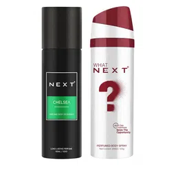 NEXT CARE Chelsea & What Set Of 2 Odour Control Perfume Body Deodorant - 150 ml & 200 ml-1