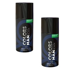 United Colors of Benetton Men Set Of 2 Black Deodorant Spray 150ml-18