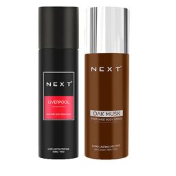 NEXT CARE Set Of 2 Liverpool Deodorant - 150 ml & Oak Musk Body Spray - 120 ml-55