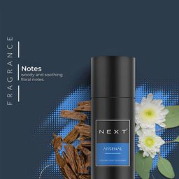 NEXT CARE Set Of 2 Arsenal - 150 ml & Intense Perfumed Body Deodorant- 120 ml image 5