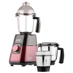 SHARP 1000 Watt 3 Jars Juicer Mixer Grinder (21000 RPM, Auto Cut Off, Maroon Metallic)-image-15