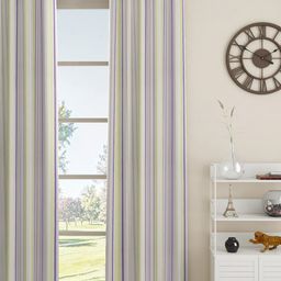 GM Striped Room Darkening  Window Curtain-image-0