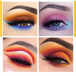 BEAUTY GLAZED Colorful Charm Color Pearl Shimmer & Matte Eyeshadow Palette - Color Vibes image 2