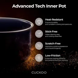 cuckoo CR-0675F Multi-functional Micom Rice Cooker & Warmer Electric Rice Cooker with Steaming Feature image 4