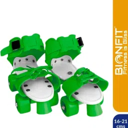 Adjustable Skates for Kids 3-7 Year, Premium Wheel, Toe Brakes, Safety Strap Quad Roller Skates - Size 7-13 UK-picture-21