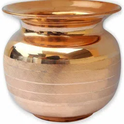 M&V CRAFT PURE COPPER PLAIN DESIGN LOTA-KALASH |1000 ML| POOJA TEMPLE, Water Storage Good Health Benefit Yoga Ayurveda Healing, BEST QUALITY PRODUCT FEATURE :- HEIGHT :- 11 CM, CAPACITY :- 1000 ML, MATERIAL :- PURE COPPER, DESIGN ;- LINING, TYPE:- POOJA LOTA, Copper Kalash-picture-18