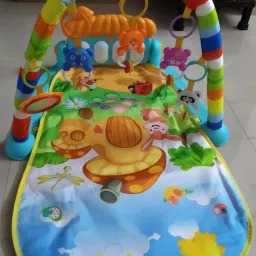 Infant Kick Piano Gym Mat with Colorful Toy Arch and Learning Sounds-image-75