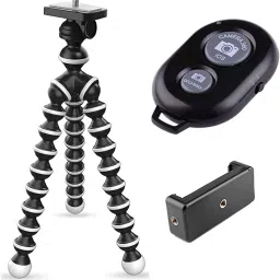 Webilla 10" Inch Gorilla Tripod Octopus Stand for All Smartphone & DSLR Camera's Use in Photography, Video Recording,Vlog & Youtbuers etc. Tripod Tripod Kit Tripod-28