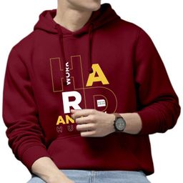 woostro Men Full Sleeve Printed Hooded Sweatshirt-picture-6