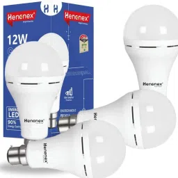 12W LED Bulb for Compact Spaces|Pck of 4 4 hrs Bulb Emergency Light-17
