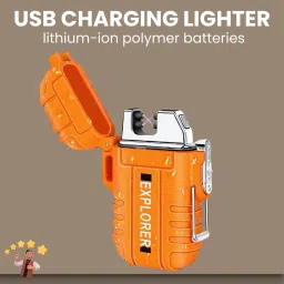 Explorer USB Rechargeable (Cigaratte Lighter)Windproof Flameless ARC LighterJ453 Explorer USB Rechargeable (Cigaratte Lighter)Windproof Flameless ARC LighterJ453 Pocket Lighter-image-91