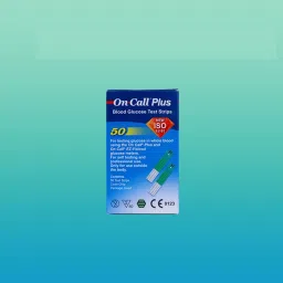 On Call Glucometer Test Strips Combo (50T + 25T) Combo Pack | 75 Glucometer Strips image 3