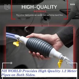 Fuel Transfer Pump Kit Tank Sucker Latest High Flow Hand Pump Portable Magnetic Aquarium Cleaner-image-48