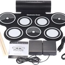 W759 Electronic Drum |Li-Battery 2000mAh | audio Jack| Electric 7 Drum Kit Set | Electronic Components Electronic Hobby Kit-image-38