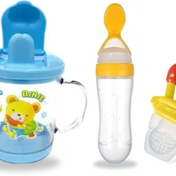 By Flipkart Straw Feeding Sipper Anti Spill for Kids Fruit Feeder And Soother- Made of Food-Grade Material, 100% free of BPA-image-7