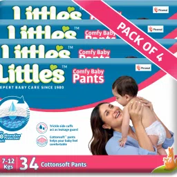 Comfy Baby Pants, Standard, Medium, 34 Count With 10 Hours Absorption Protection - M-21