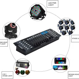 da.beatz. 192 channel dj light mixer,dmx 512 controller, dj mixer for Occasions DJ Effects Digital Sound Mixer image 4