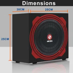 Target TARGET TT-SPK-107 HI-FI Sound Multimedia Speaker 8" Speaker 60 W Party Speaker image 3