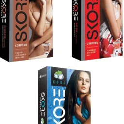 Combo Pack - Chocolate, Not Out-Climex delay, Cool-Mint Flavoured - Dotted (Concealed/Confidential Packaging) Condom-image-30