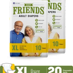 Easy Adult Diaper Tape Style with odour lock and Anti-Bacterial Absorbent Core Adult Diapers - XL-image-28