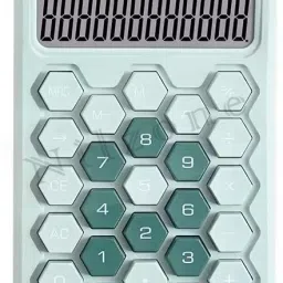 LCD Display Big Hexagon Button ,Easy to Press, School Office Business Home Basic Calculator-20