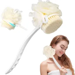 2 IN 1 Bath Brush,back scrubber, Body Shower Brush Soft Comfortable Bristles-image-41