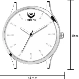 Lorenz 1055A White Dial Corporate Look Casual Fit Analog Watch Analog Watch - For Men MK-1055A image 4