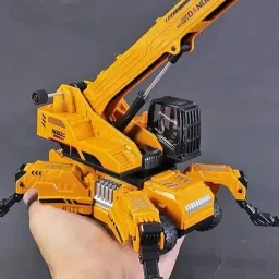 Friction Powered Lifting Construction Crane Toy Heavy-Duty 360 Degree Rotating-picture-11