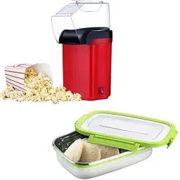Combo C1107 Instant Popcorn Machine & Lunch Box & Vacuum Insulated 1.2 L Popcorn Maker-picture-14