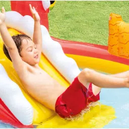 tinytales Happy Dino (IND*44) Play Center Pool 6'5in x 5'7in x 3'6in Inflatable Swimming Pool image 5
